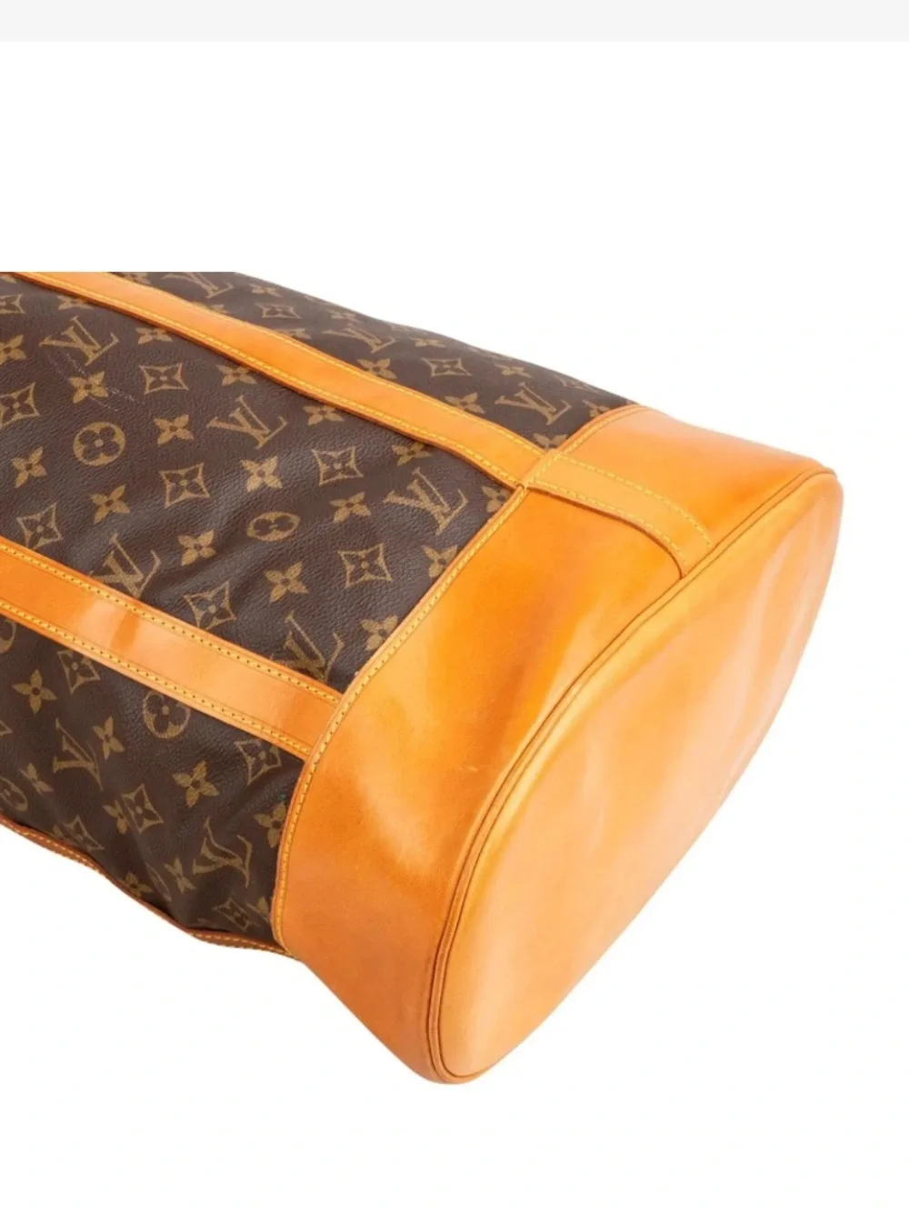 Louis Vuitton VINTAGE Brown Monogram Randonnee Leather Backpack